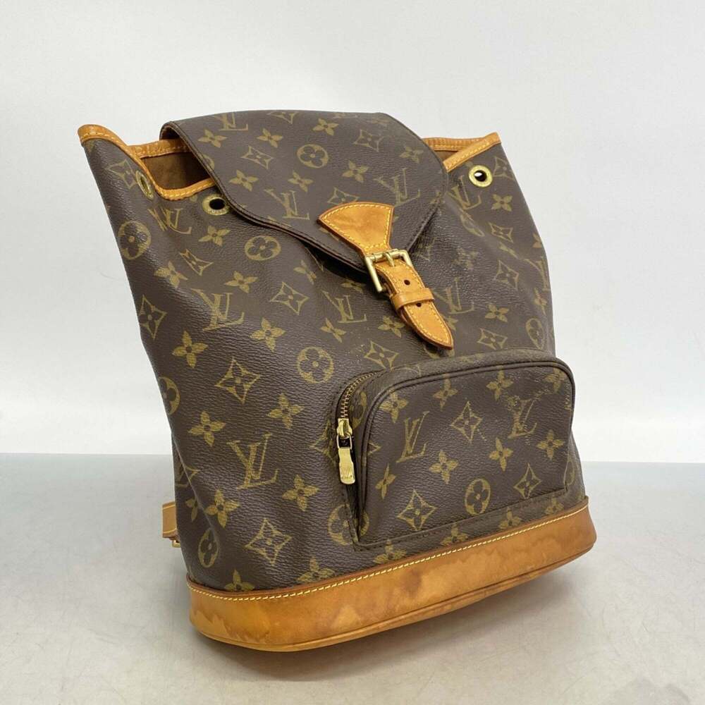 LOUIS VUITTON Brown Monogram Backpack - Picture 2 of 12